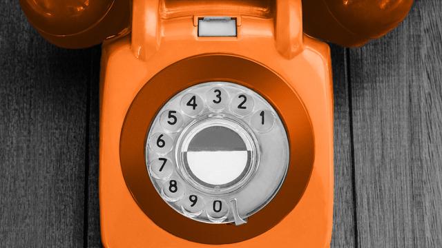 Telefon och kladdblock