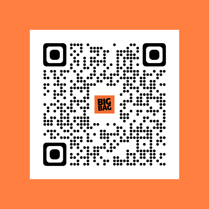 QR-kod som leder till BIGBAGs kundportal